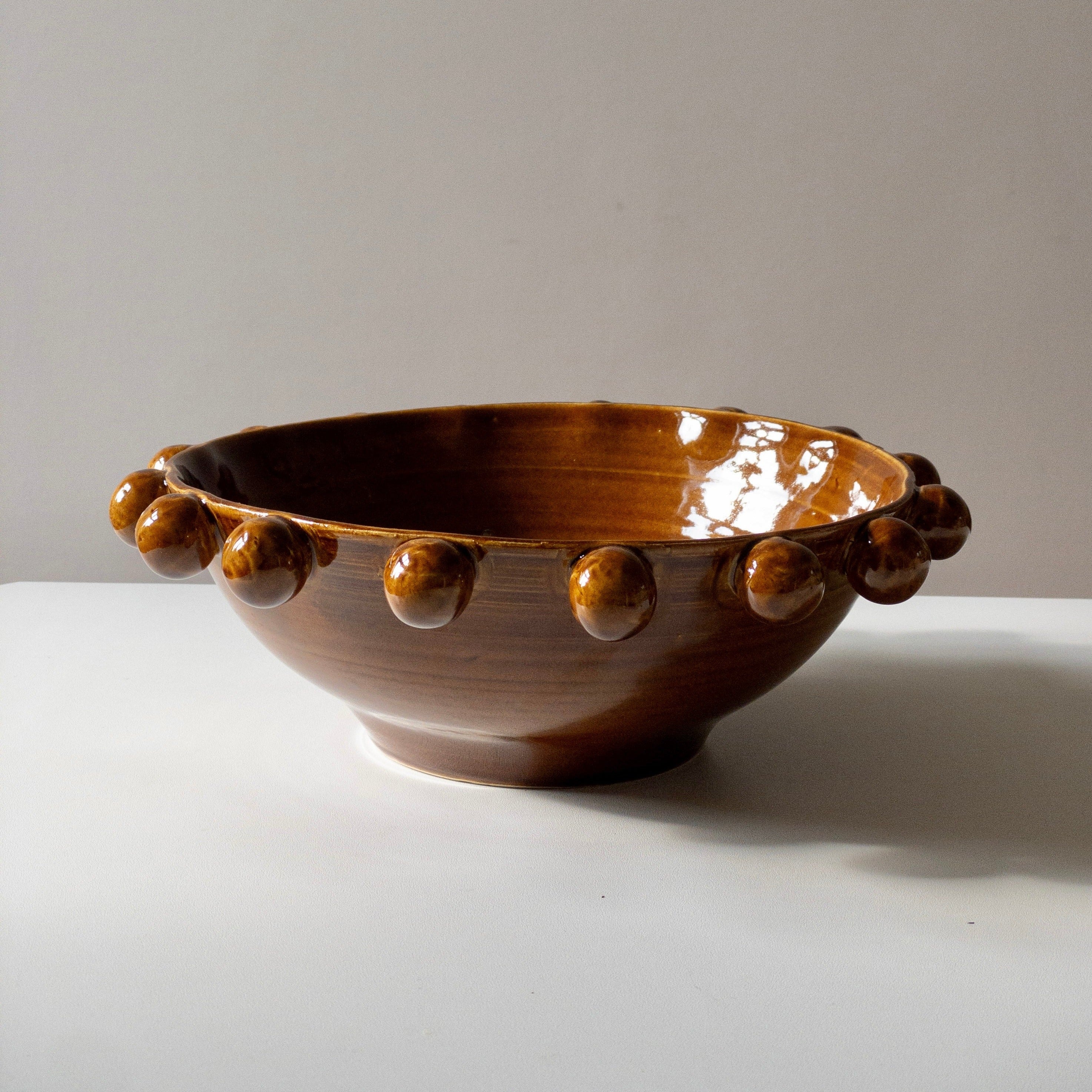 Pearl Serving Bowl - Amber