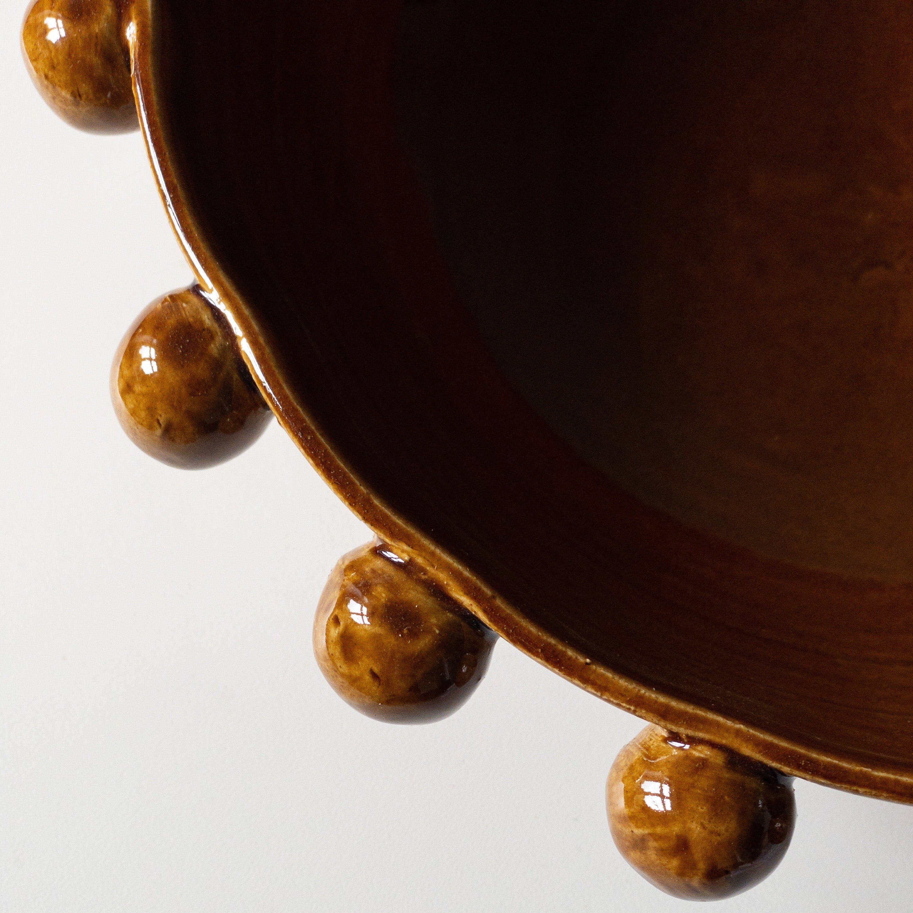 Pearl Serving Bowl - Amber