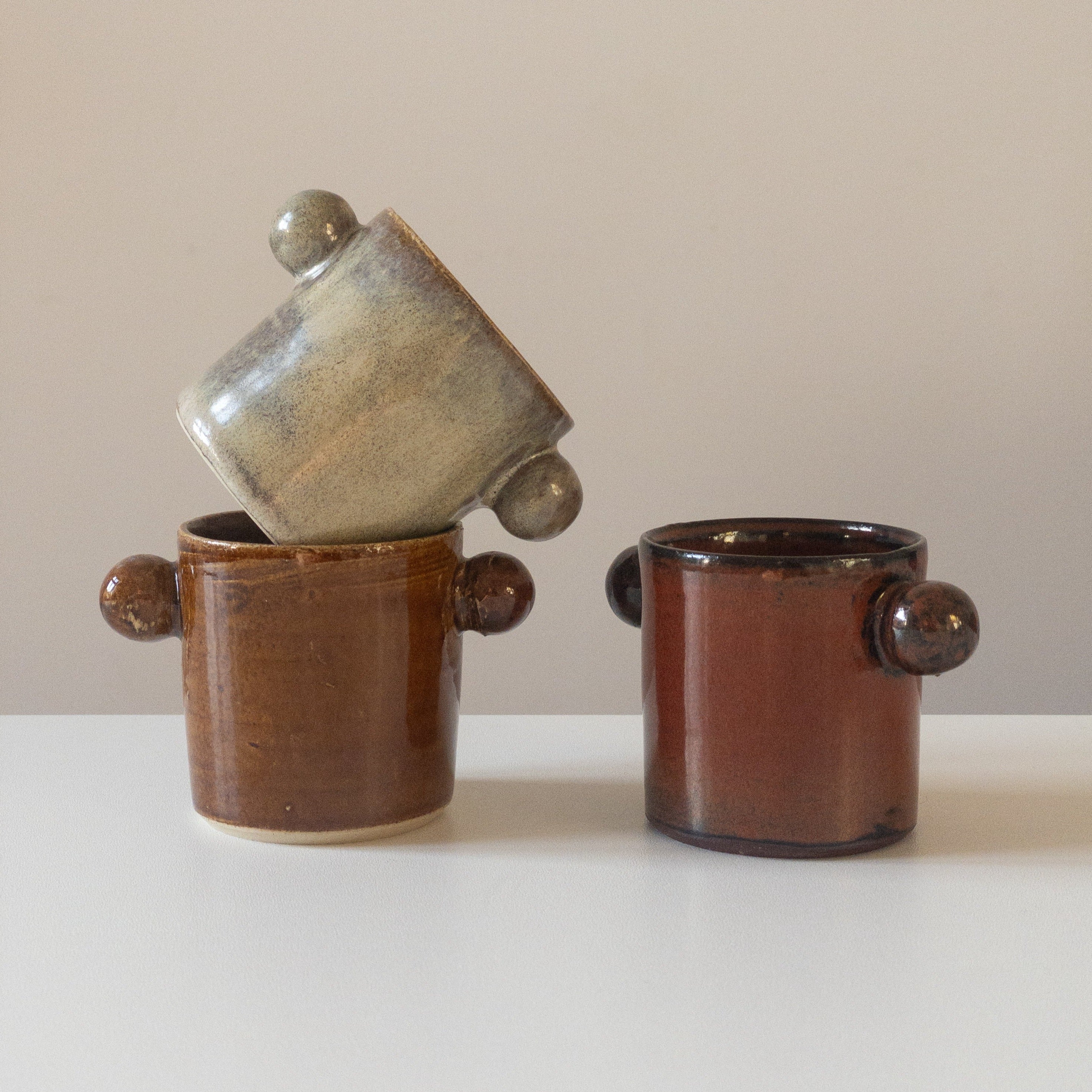 Eared Cup - Espresso Cup - Amber