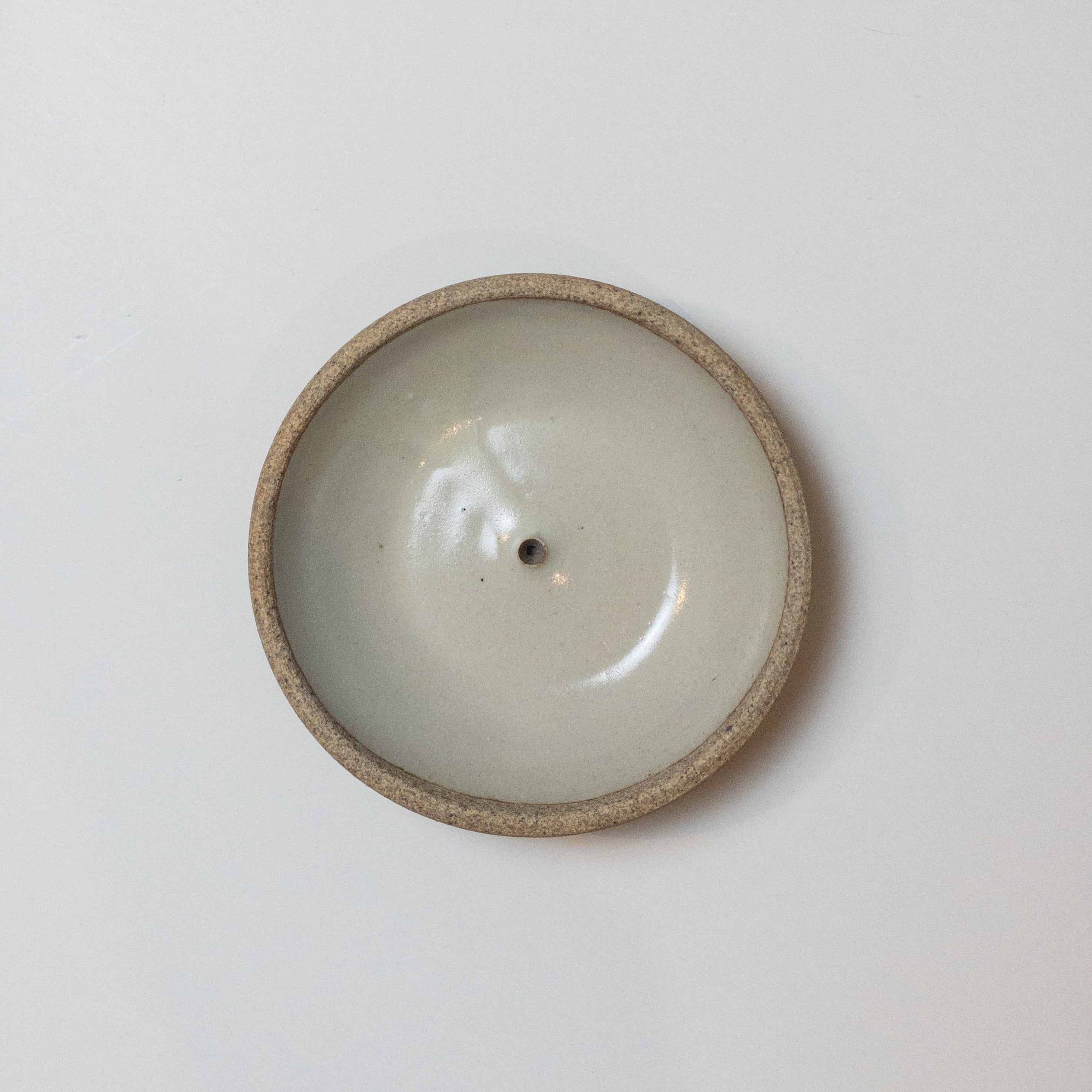 Incense stick holder made of stoneware - Light Grey