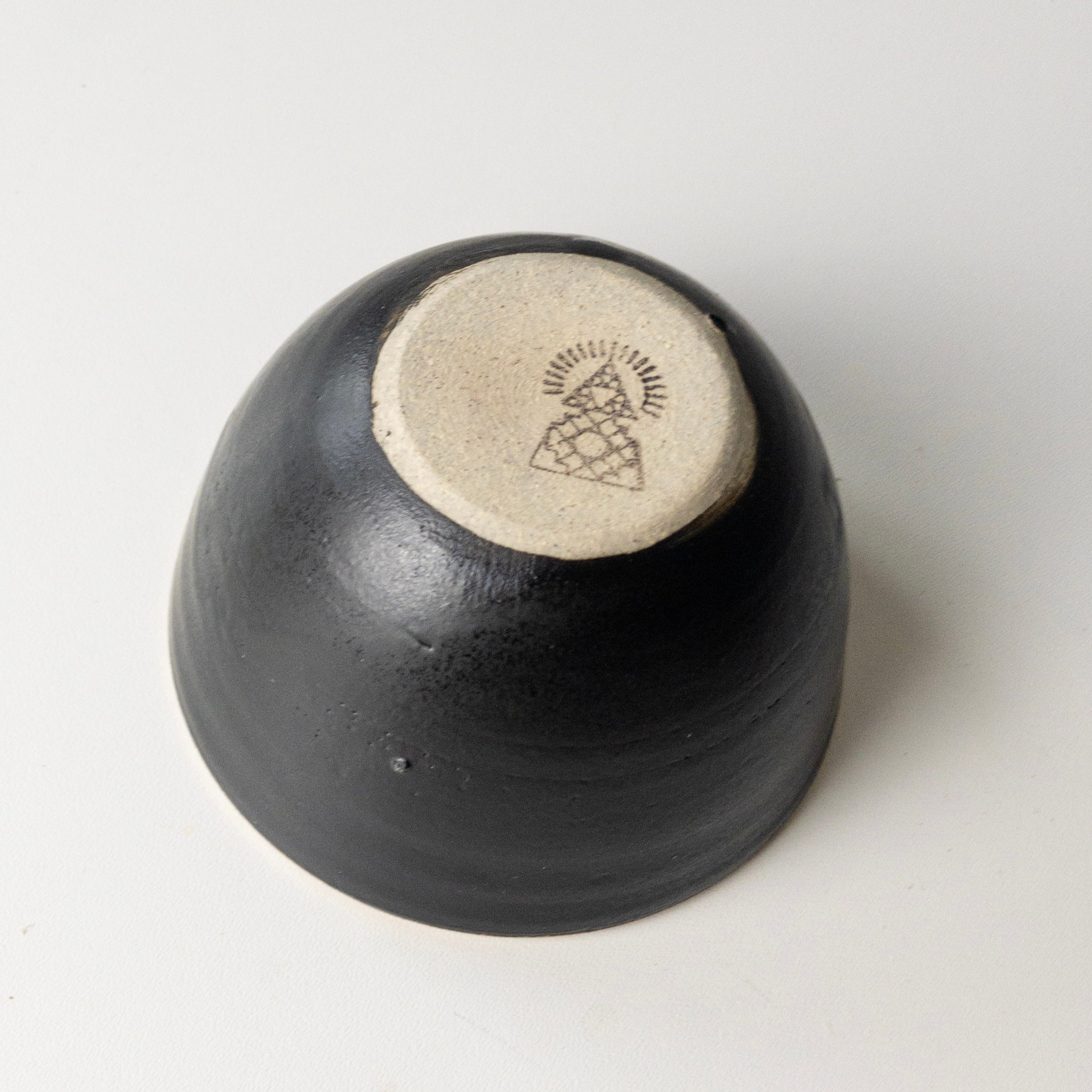 INCAUSA Stoneware Smudge Bowl - Black - Large