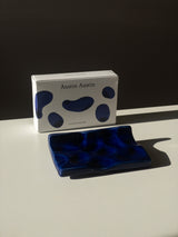 Soap dish in cobalt glaze