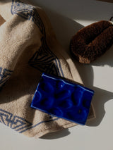 Soap dish in cobalt glaze