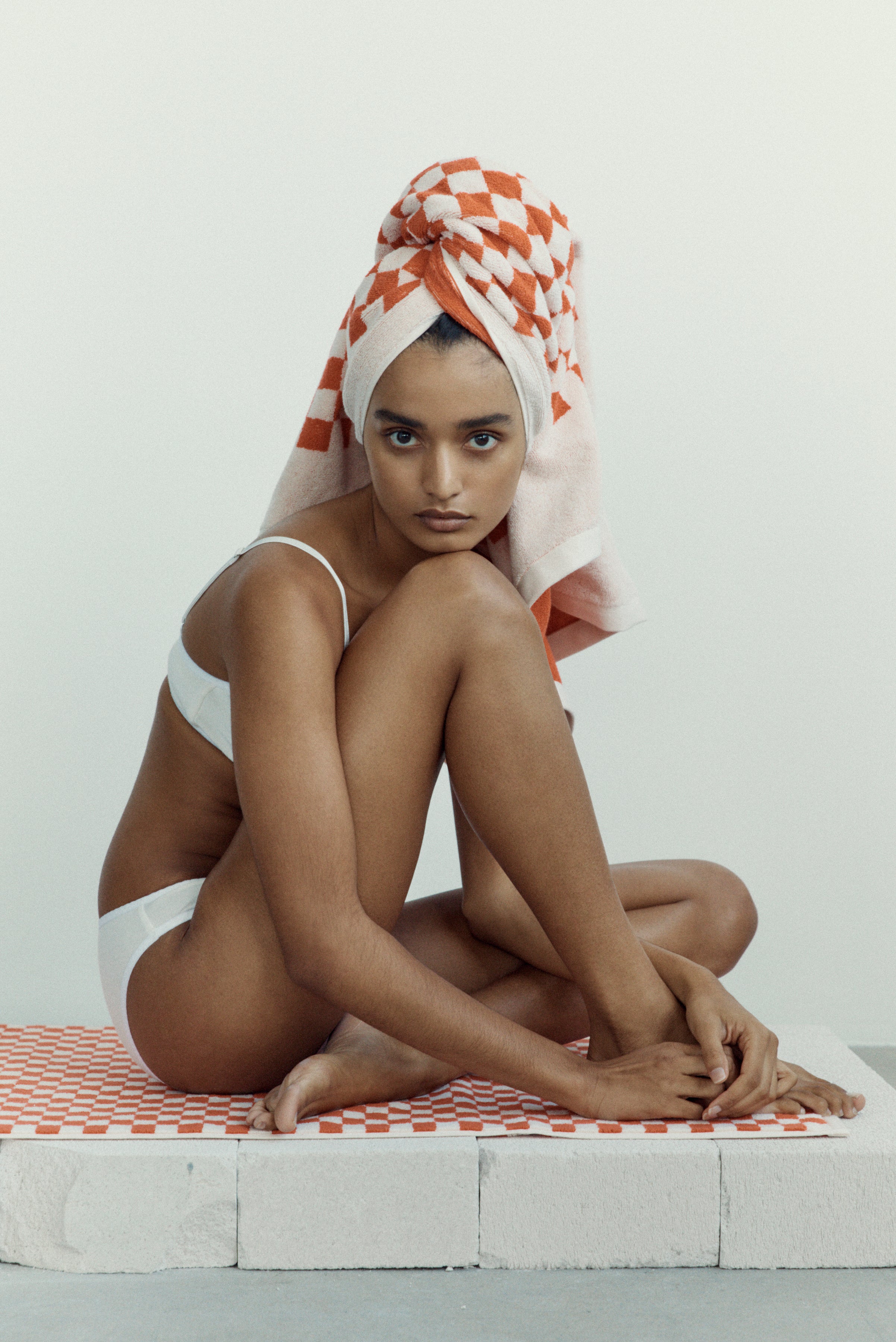 Pool Towel Roman - Paloma Sun/Ecru