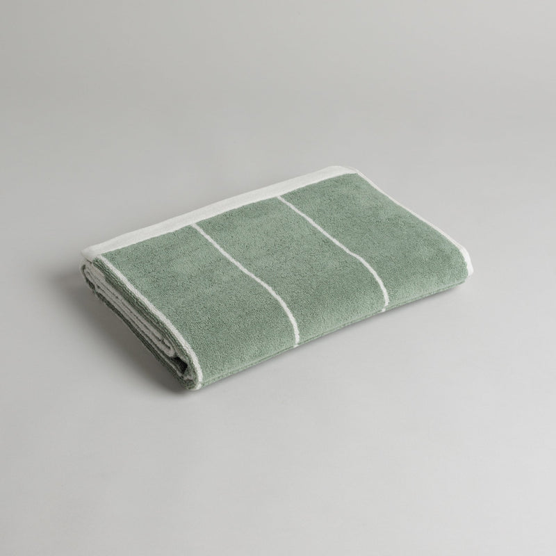 Bath Towel Bethell -  Sage/Chalk