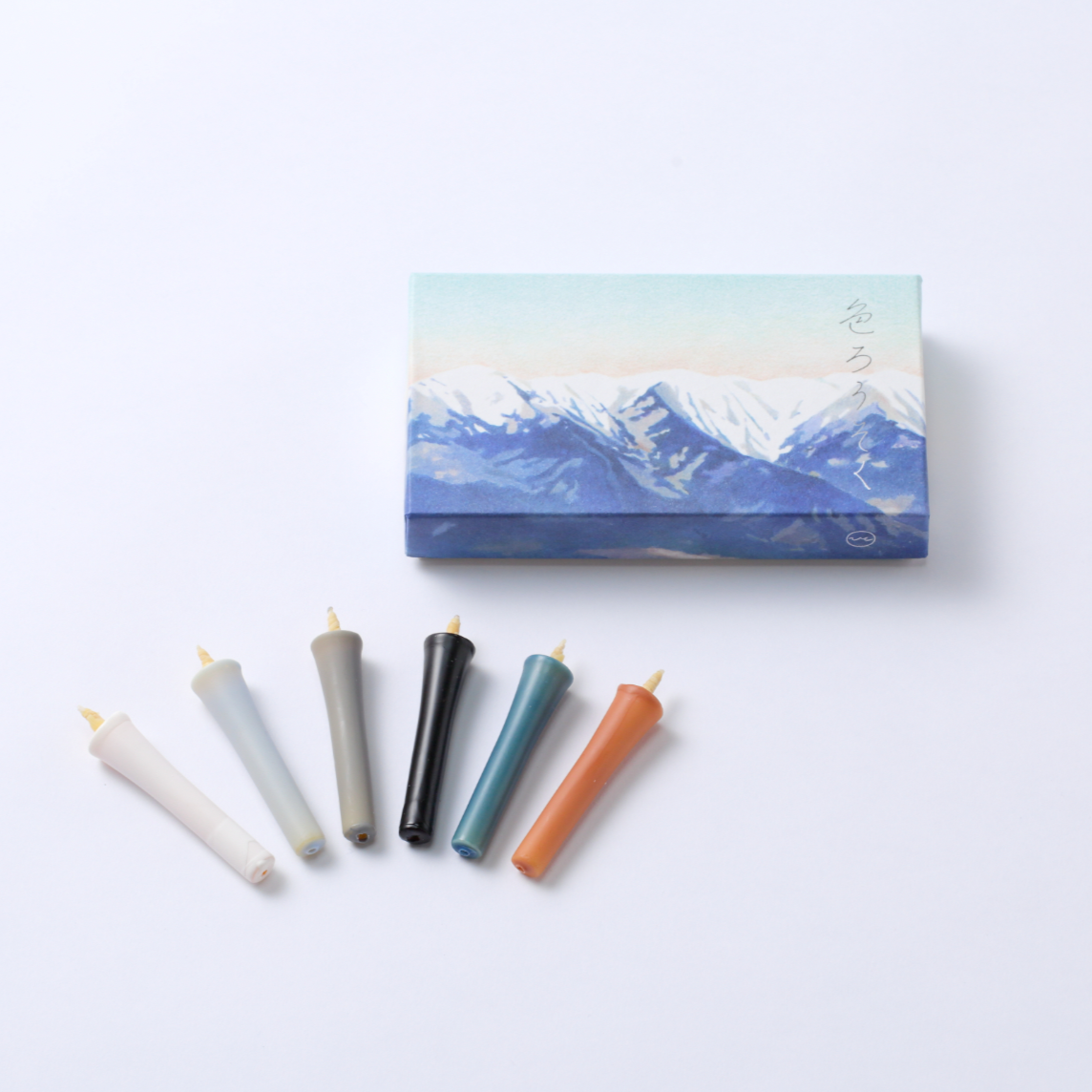 Japanese candles - Winter - 6 pieces