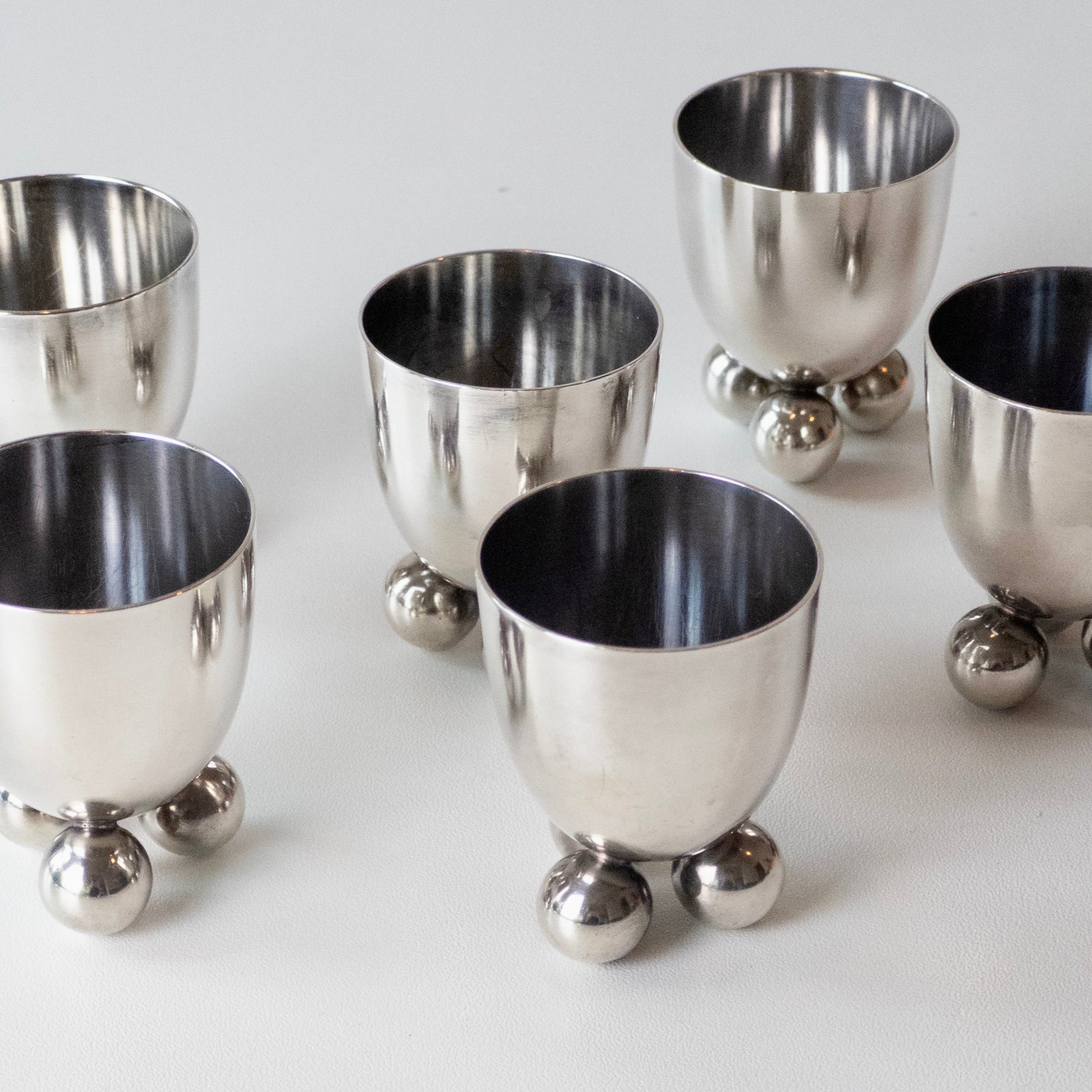 Vintage Eierbecher WMF F.A. Breuhaus de Groot - 6er Set