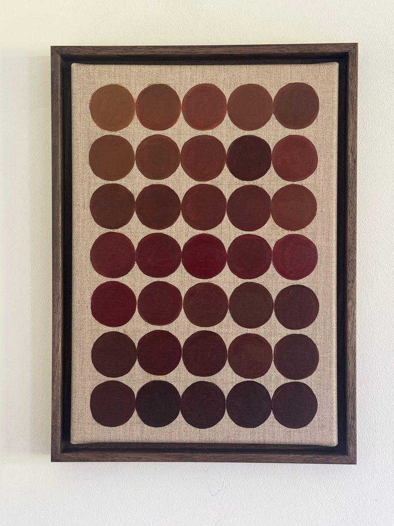 Tuscany Red I - Acryl auf Leinwand