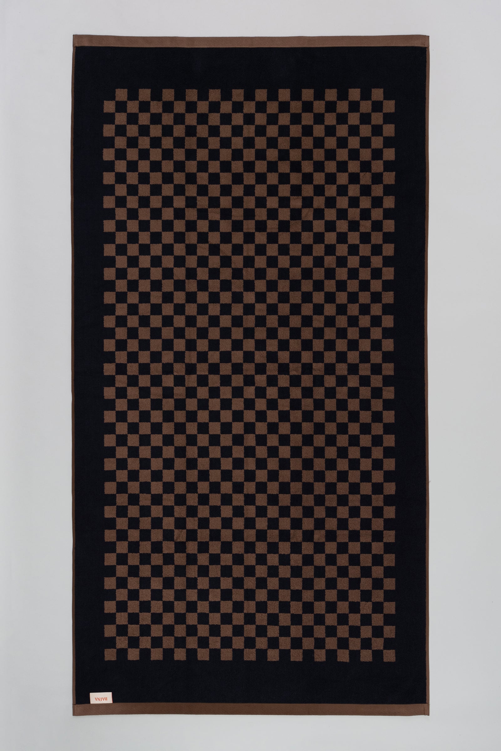 Pool Towel Roman -  Tabac/Noir