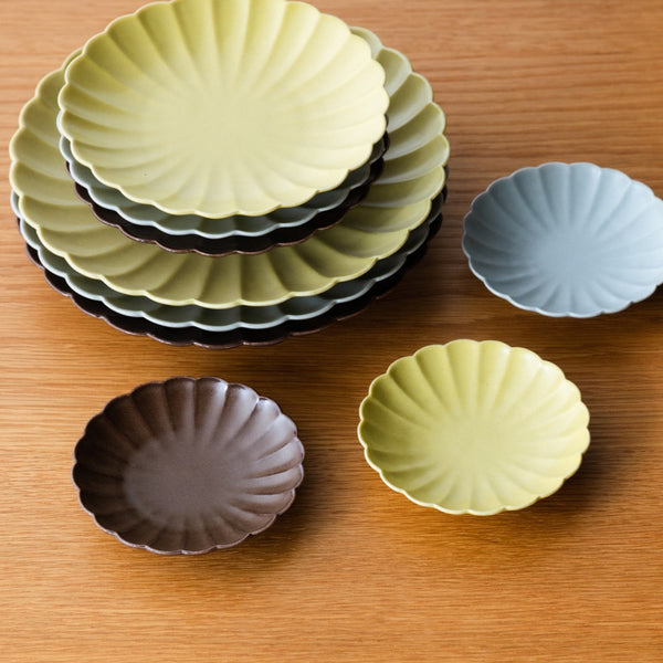 Japanese Plate Chrysanthemum Naba Yellow - Small (XS)