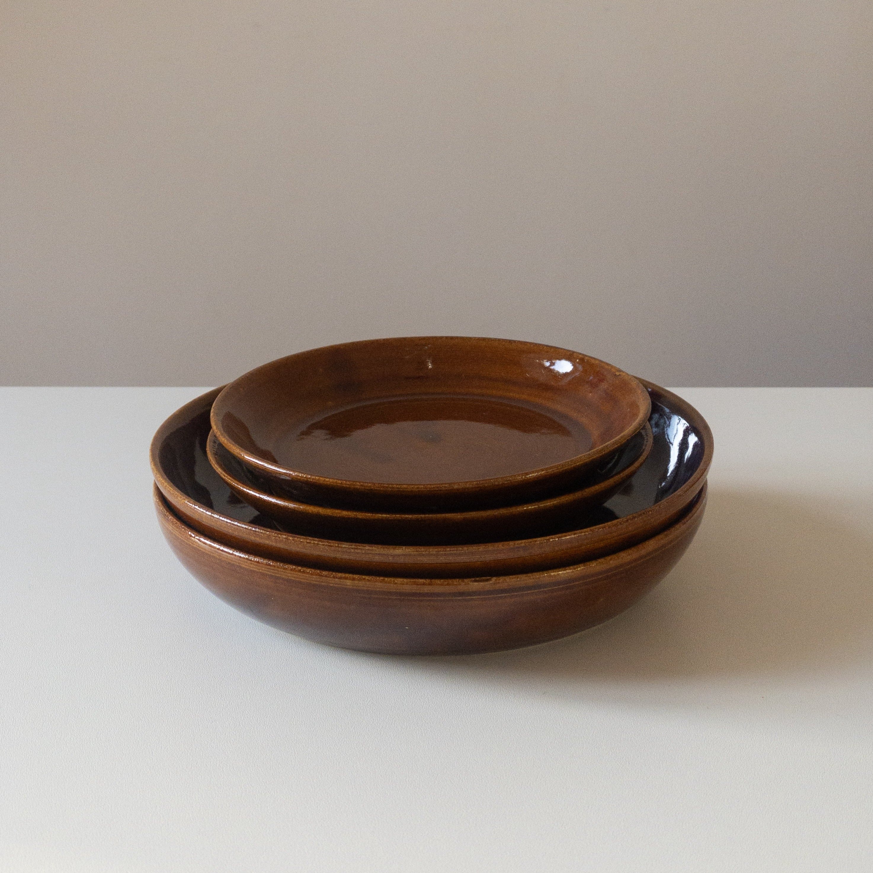 Small Ceramic Plate - Volcano