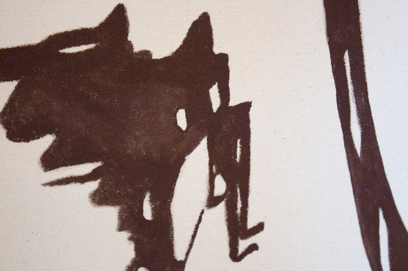 „It’s all chaos but it’s all good“ (2022) - Acryl auf Baumwolle