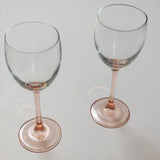 Luminarc Weingläser - 2 Stück - Rosa Stiel