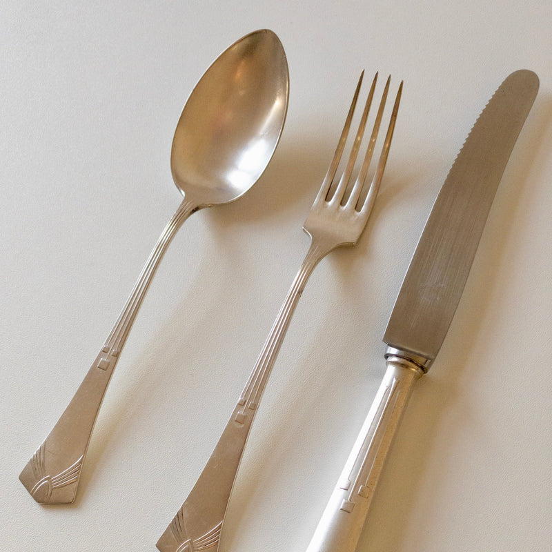Vintage Gebrüder Köberlin Art Deco cutlery - 12 pieces