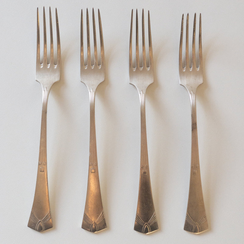 Vintage Gebrüder Köberlin Art Deco cutlery - 12 pieces