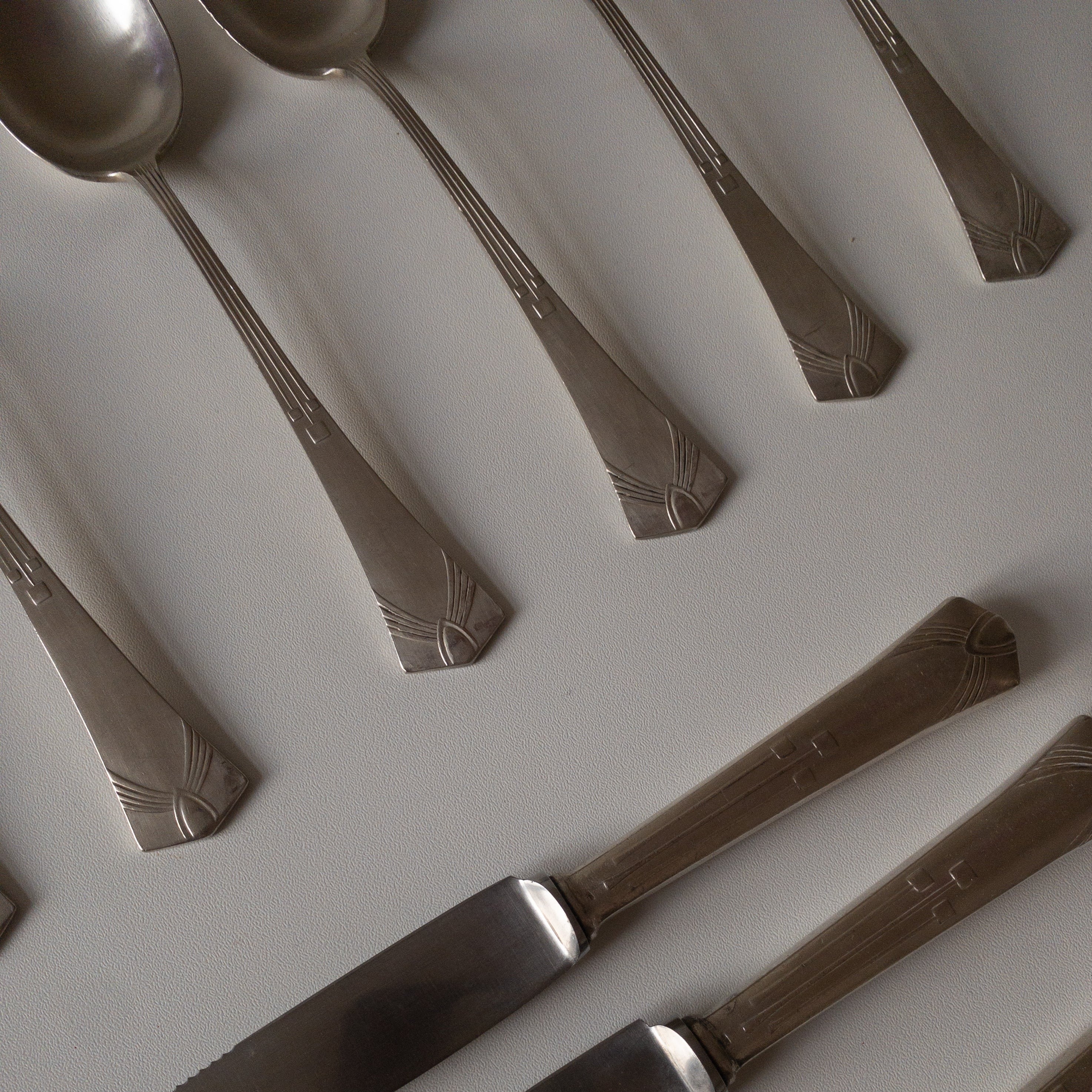 Vintage Gebrüder Köberlin Art Deco Besteck - 12-teilig