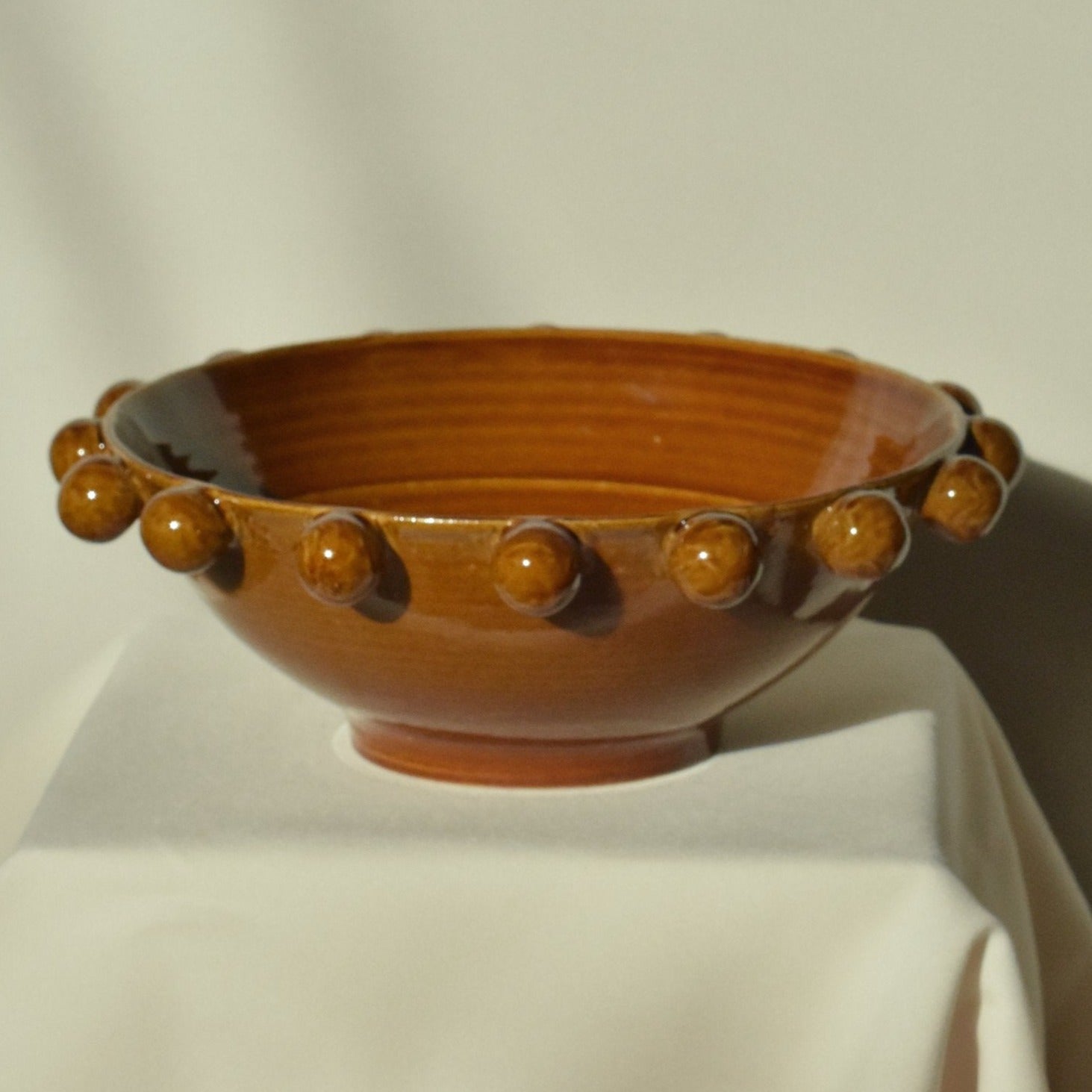 Pearl Serving Bowl - Amber