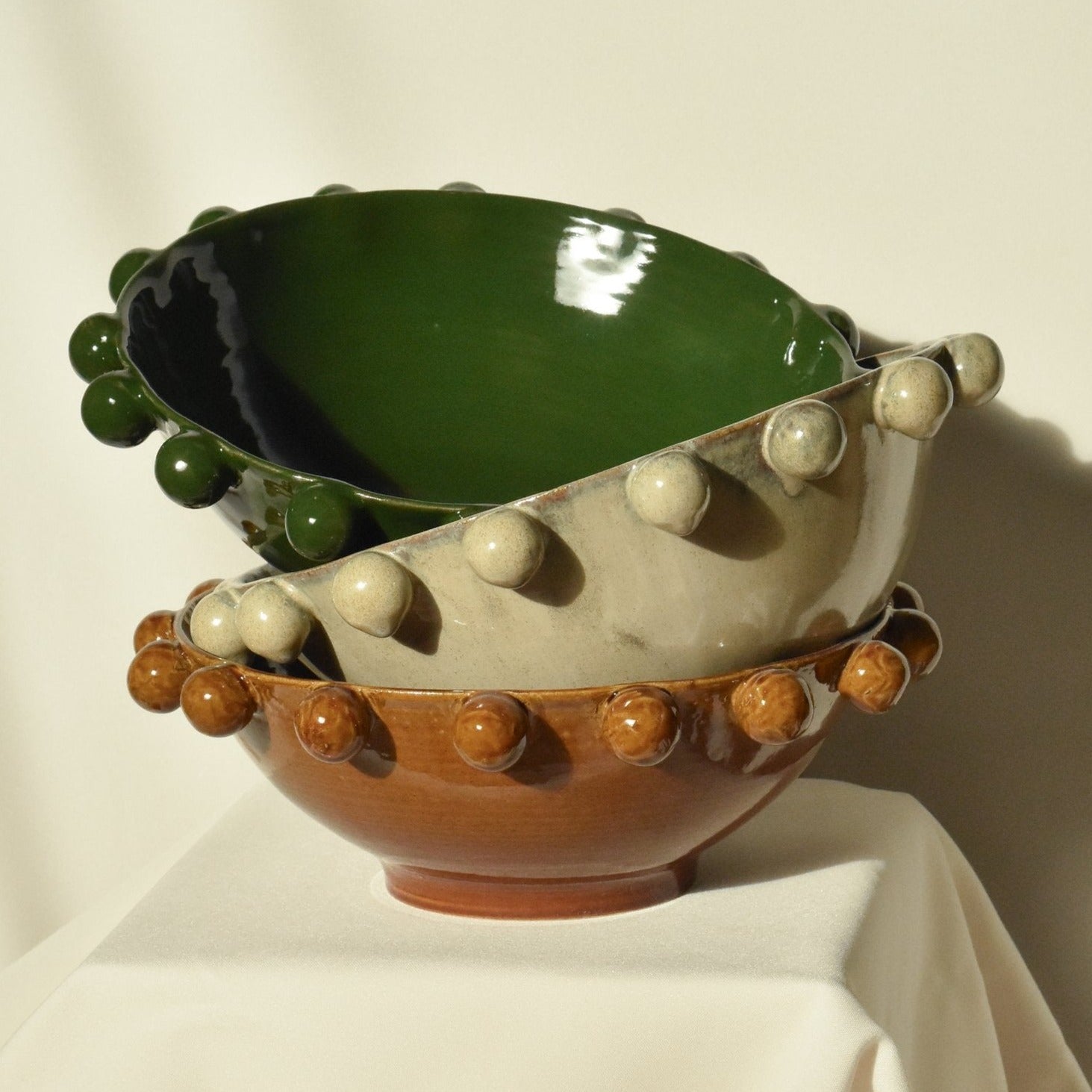 Pearl Serving Bowl - Amber