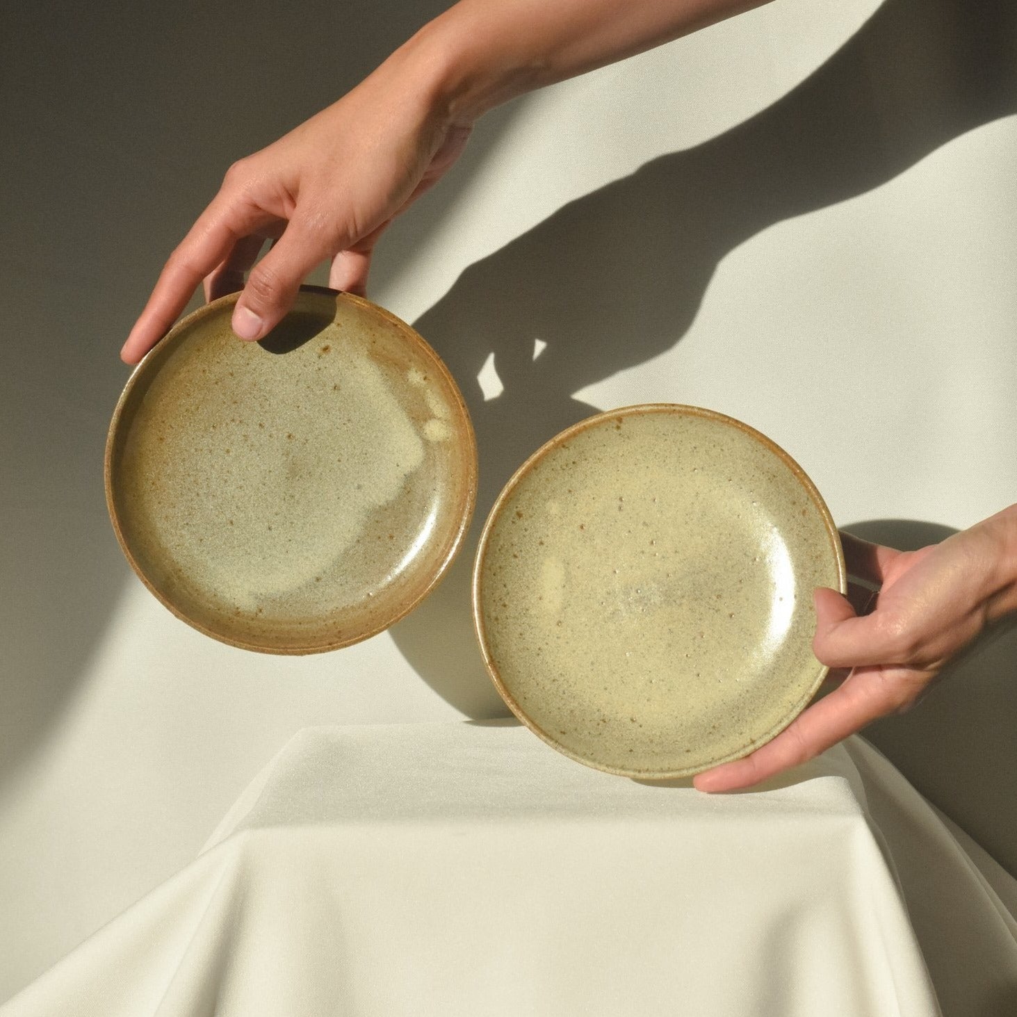 Small Ceramic Plate - Volcano