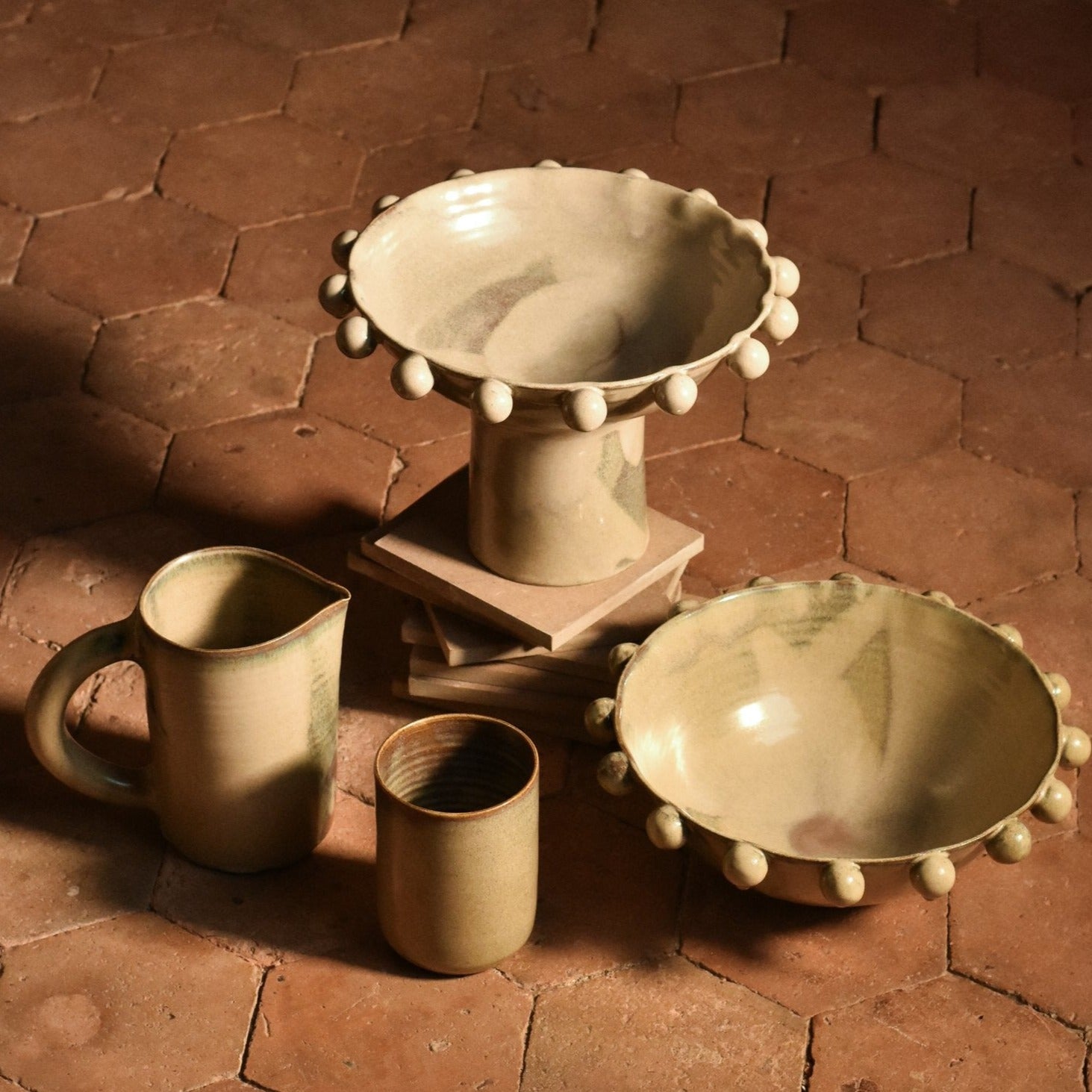Pearl Serving Bowl - Cream