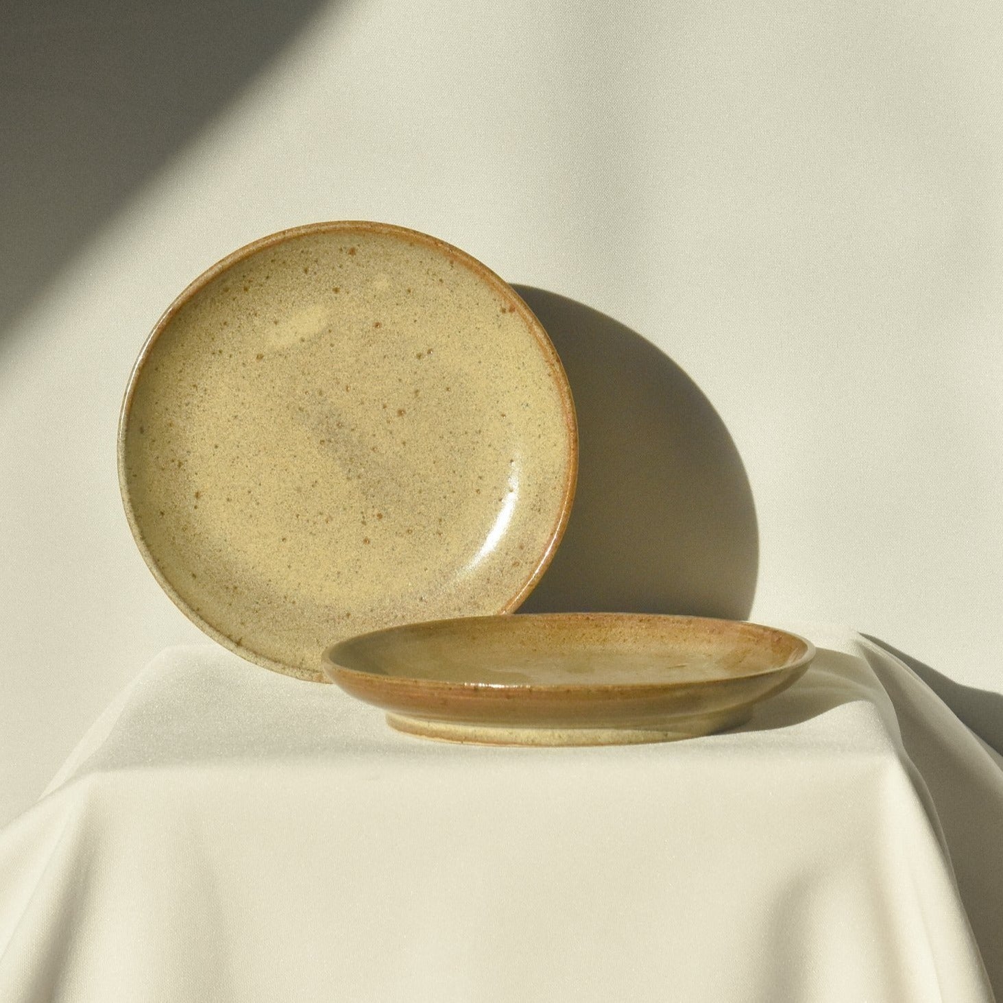 Small Ceramic Plate - Volcano
