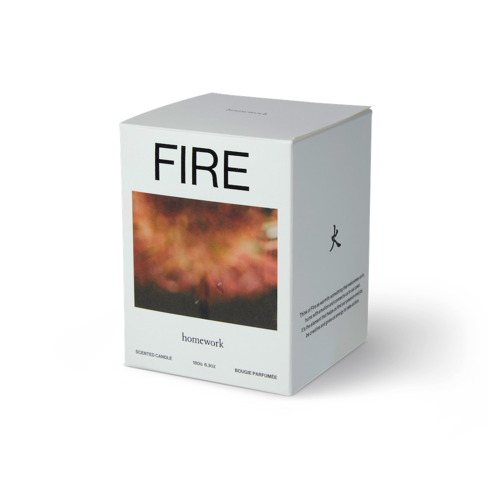 FIRE scented candle