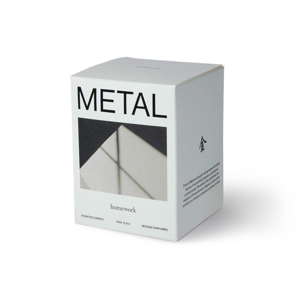 METAL scented candle