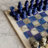 Vintage marble chess board