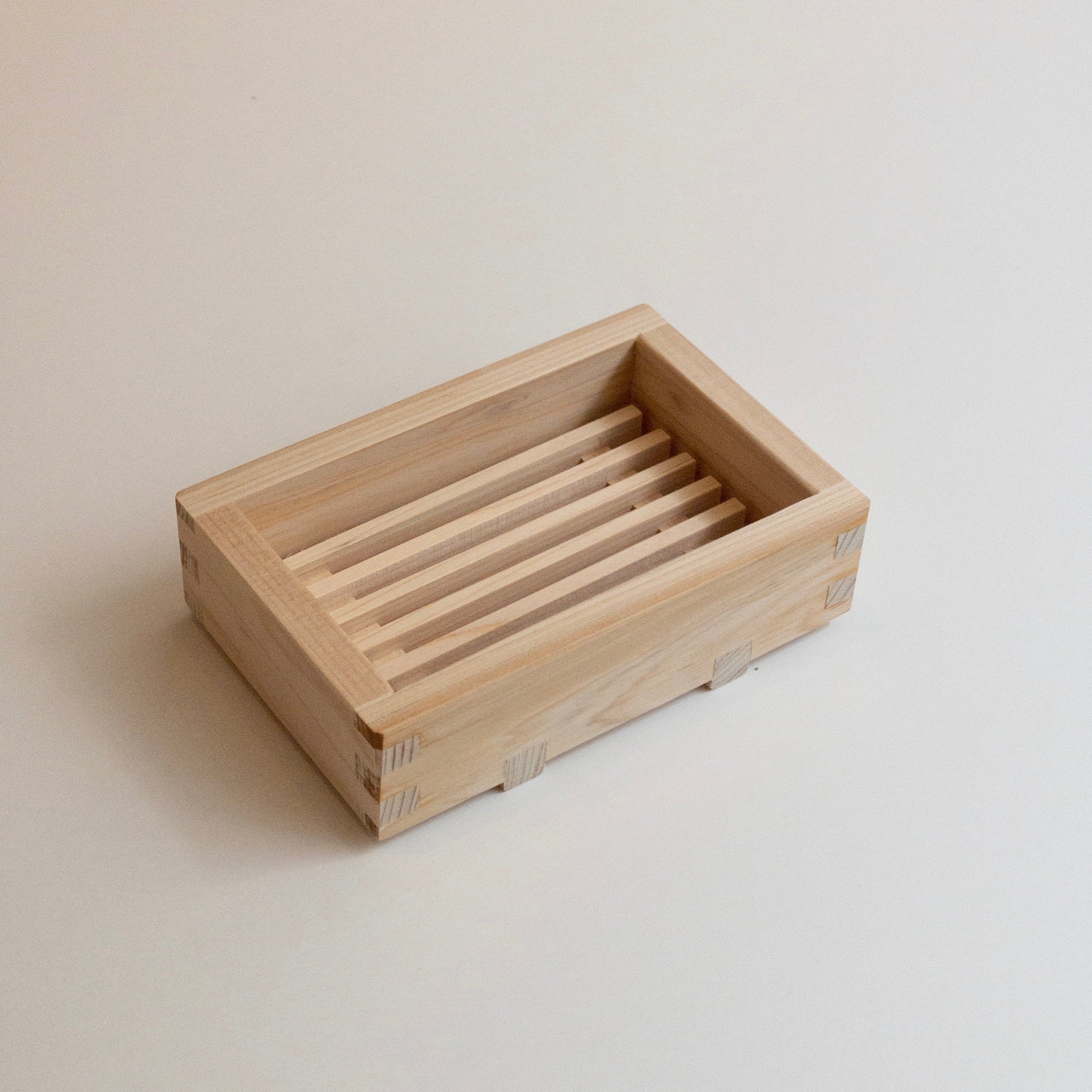 Japanische Hinoki Holz Seifenablage