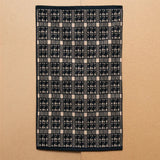 Alma Bath Mat - Black/Ecru