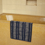 Ester Bath Mat - Navy/Ecru
