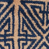 Agnes Bath Mat - Blue/Oat