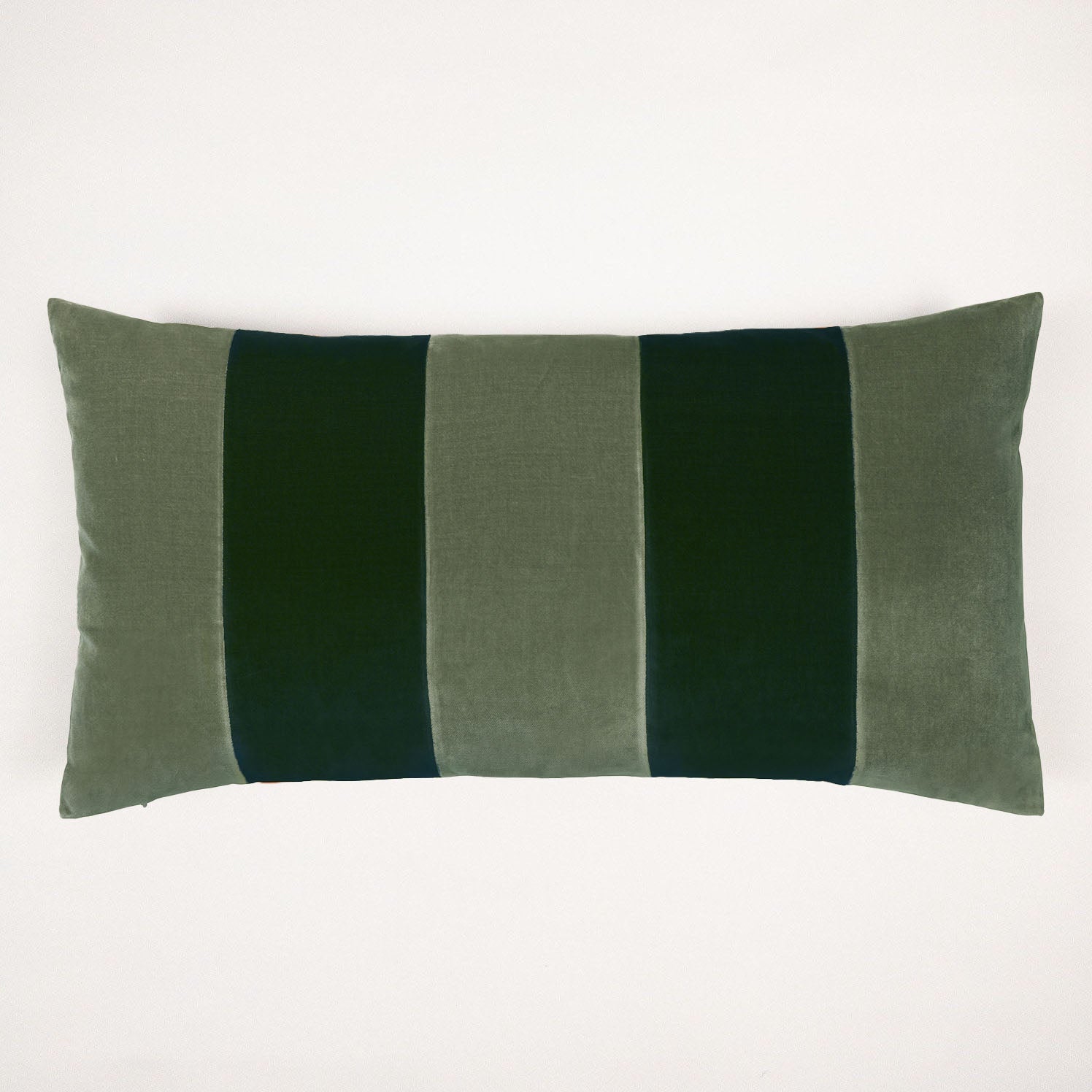 Kissen Stripe - Artischoke/Emerald