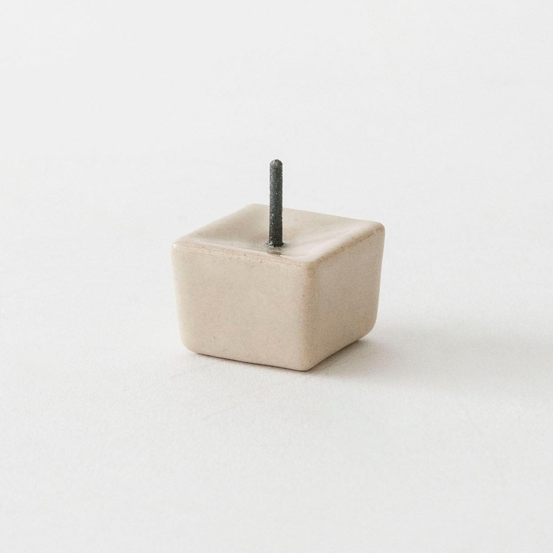 Kerzenhalter RIPPOH aus Porzellan - Beige