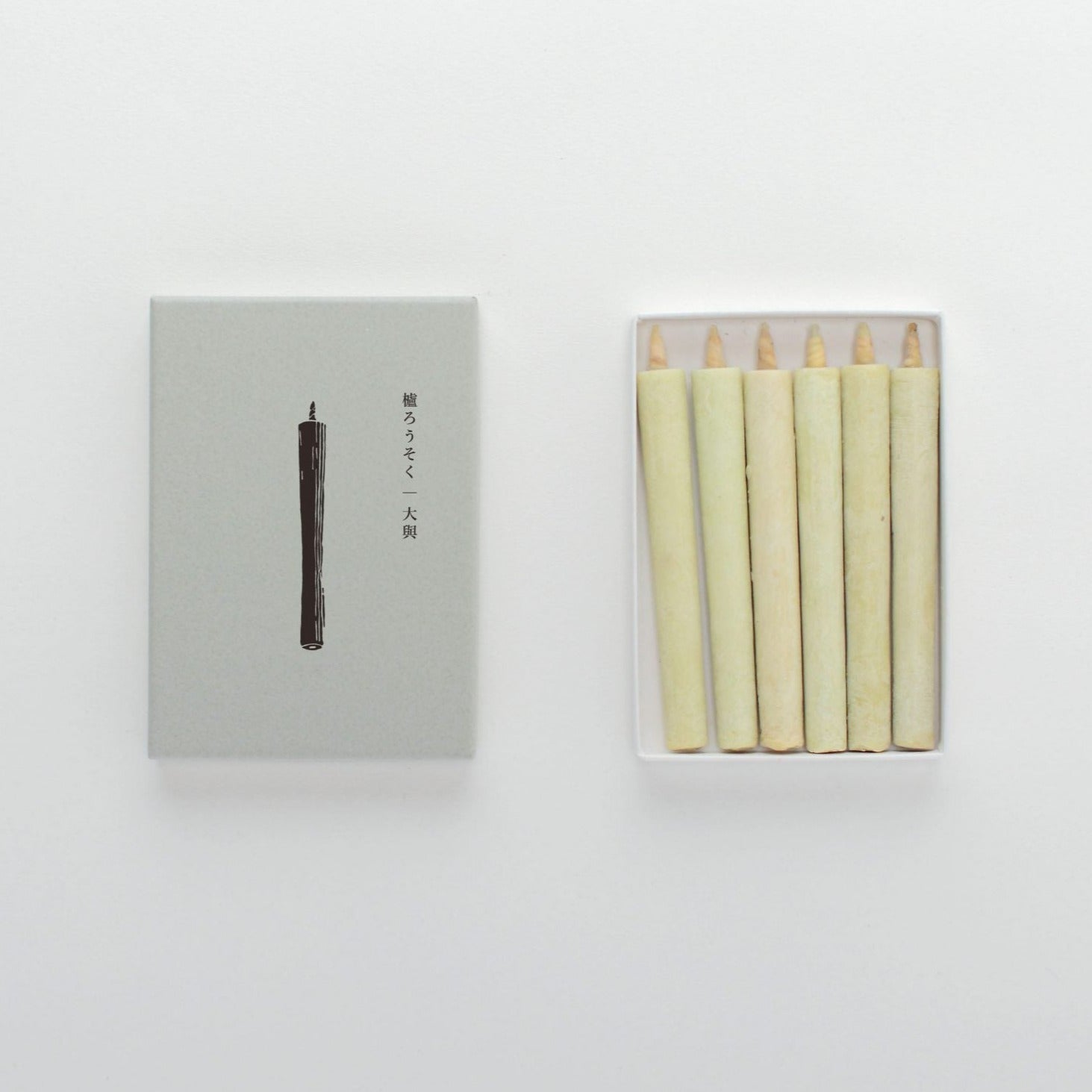 Japanese Suma Wax Candles - 6 pcs.