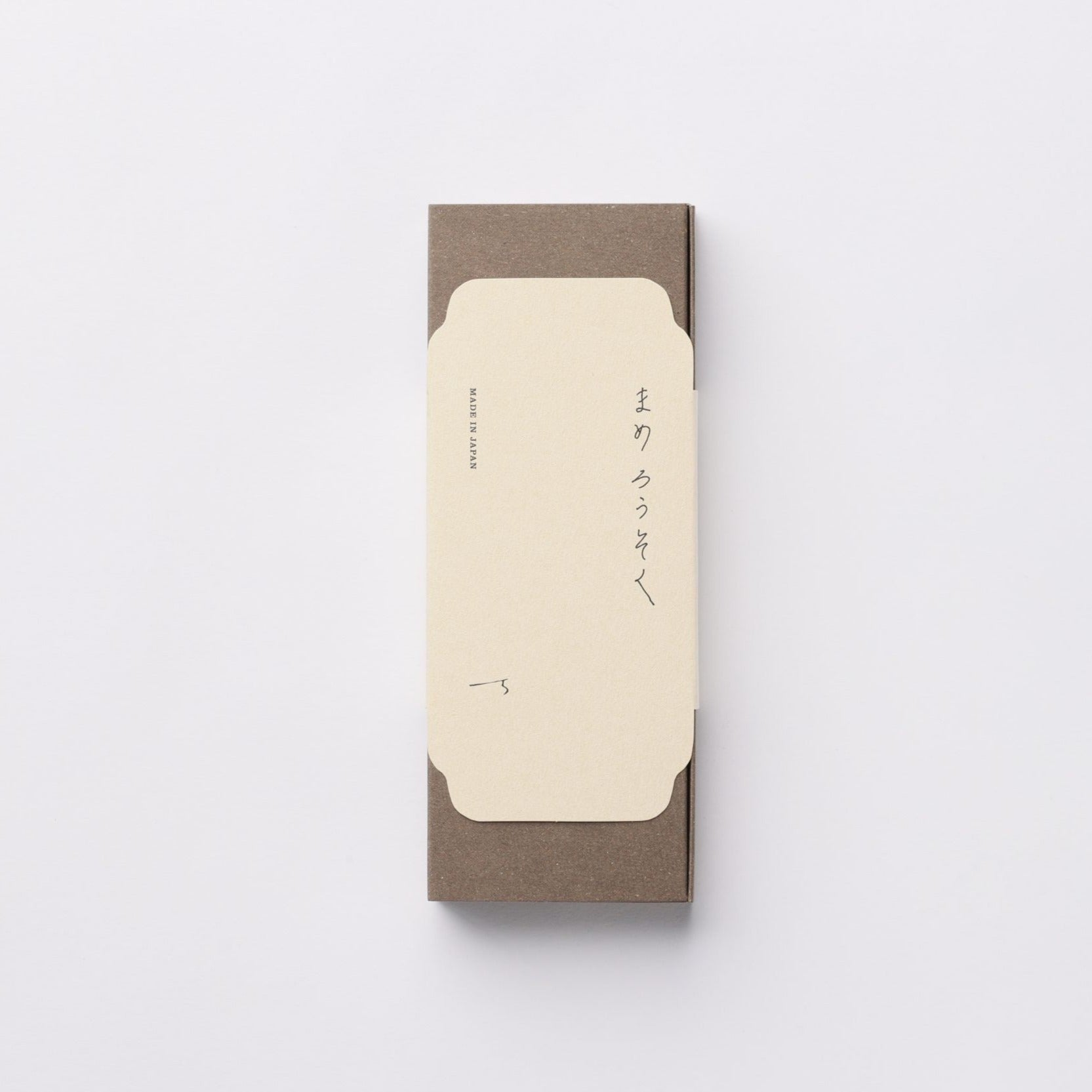 Rice wax candles gift box - 10 candles | candle holder white