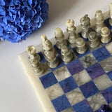 Vintage marble chess board