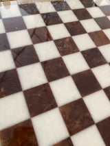 Vintage marble chess board