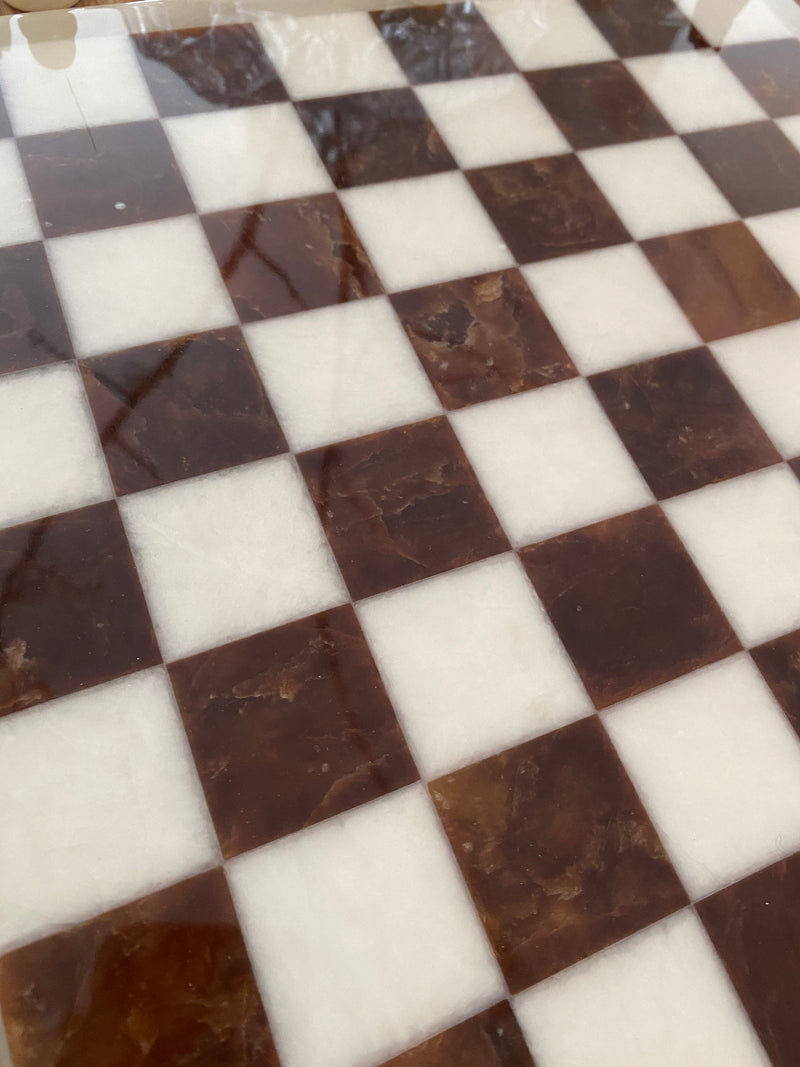 Vintage marble chess board