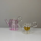 PIUMA Teapot with Filter - Pink - High