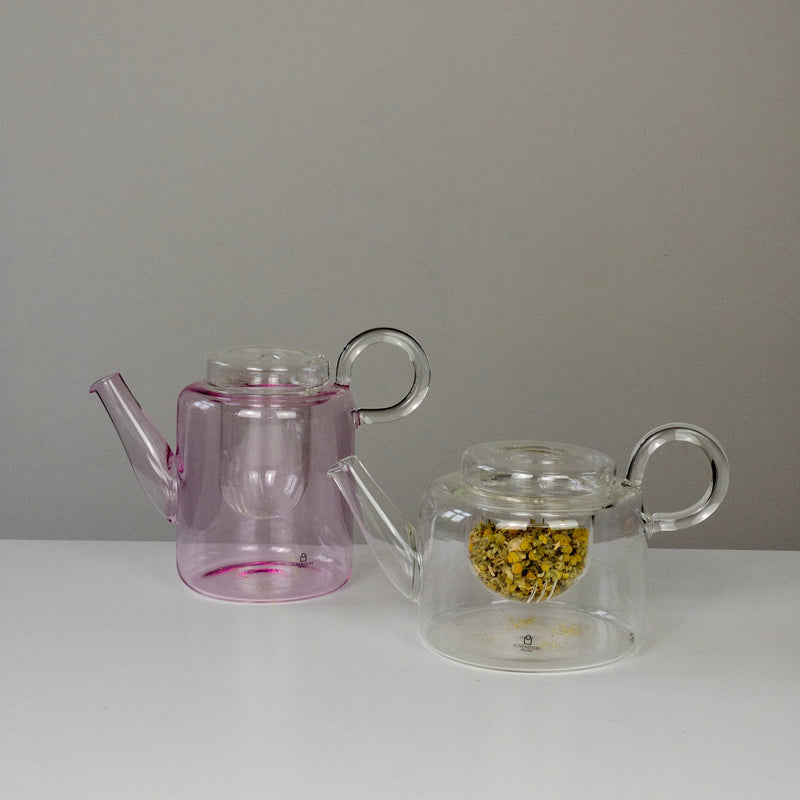 PIUMA Teapot with Filter - Pink - High