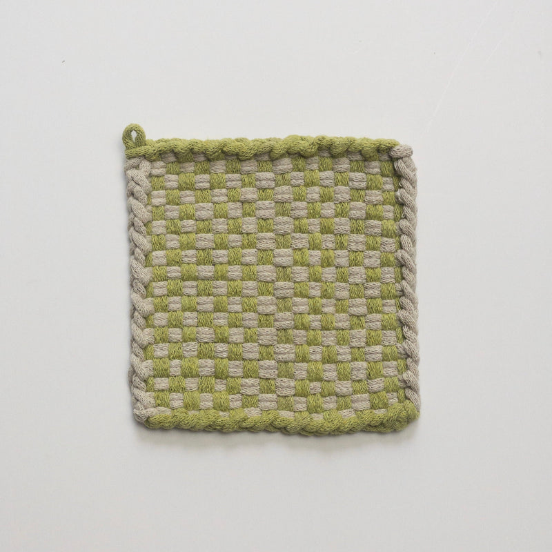 Topflappen - Weiß/Leaf - Thatch Collection