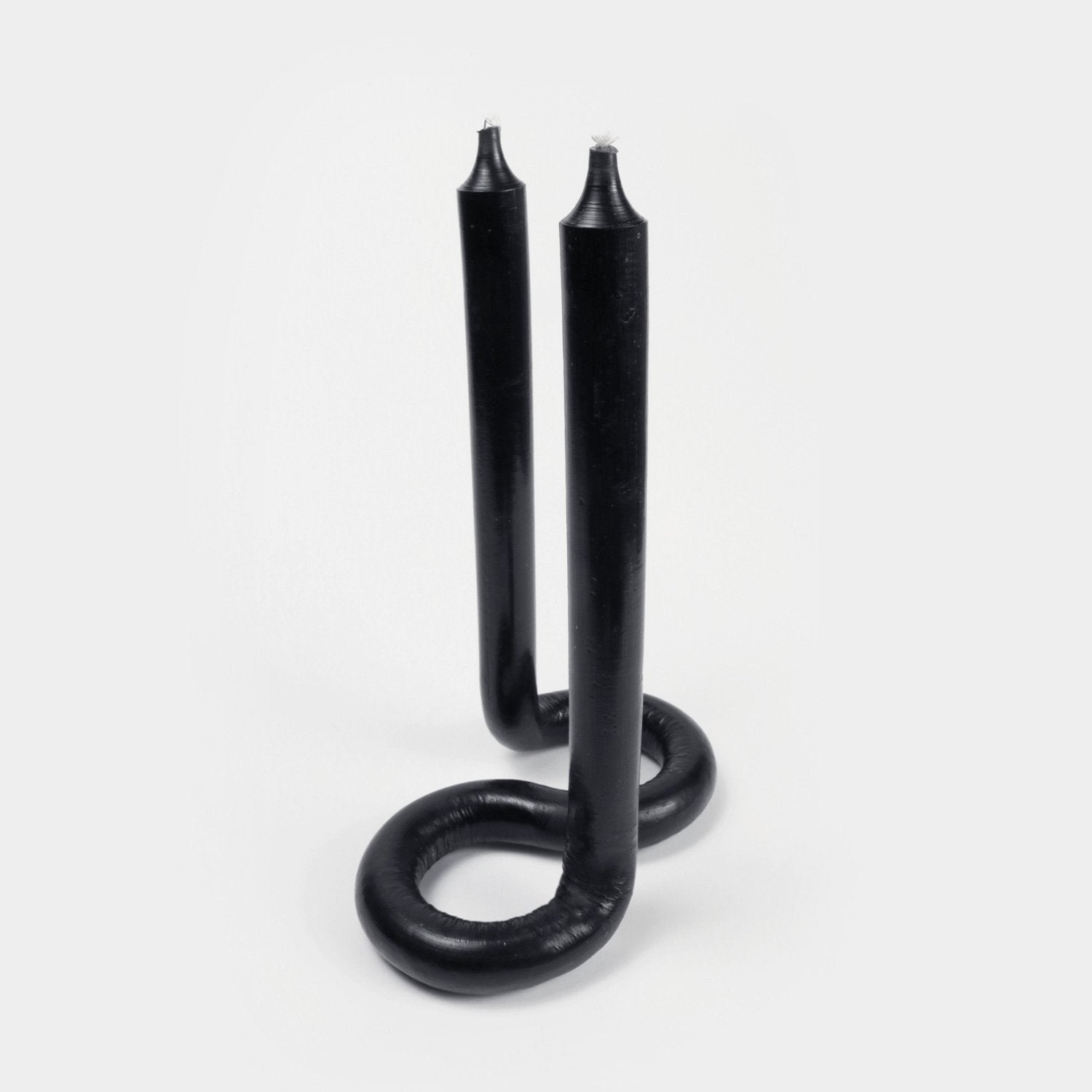 Twist Candle - Dark Green