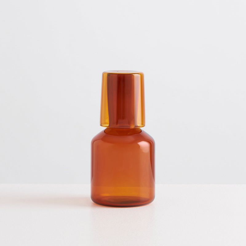 J'ai Soif Karaffe mit Glas - Amber