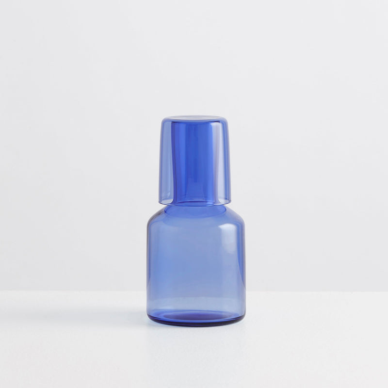 J'ai Soif Carafe with Tumbler - Azure Blue