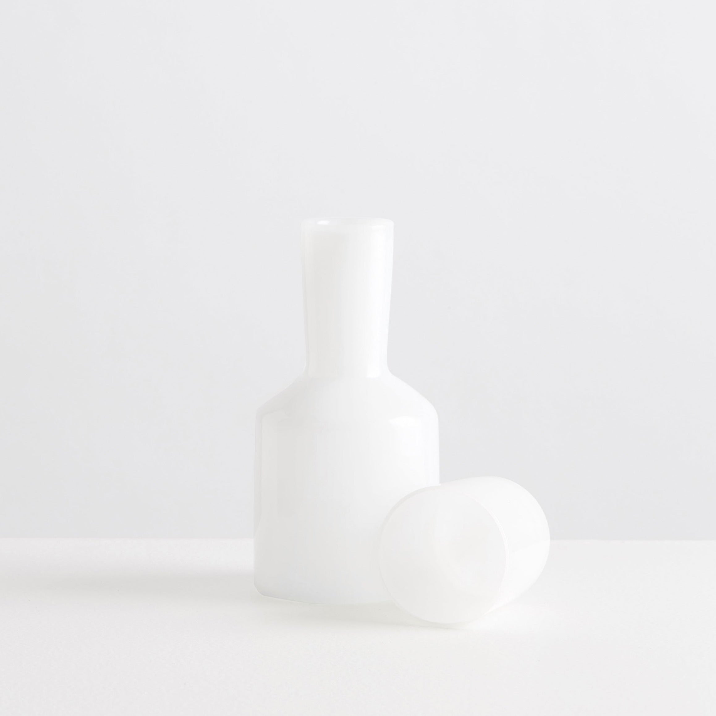 J'ai Soif Karaffe mit Glas - Opaque Weiß