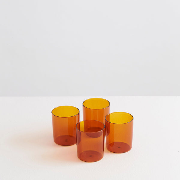 Tumbler set of 4 - Amber