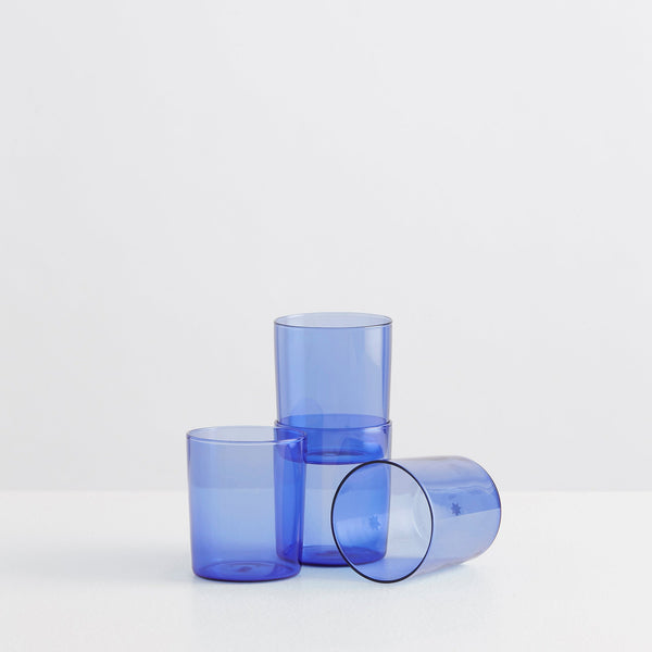 Tumbler set of 4 - azure blue