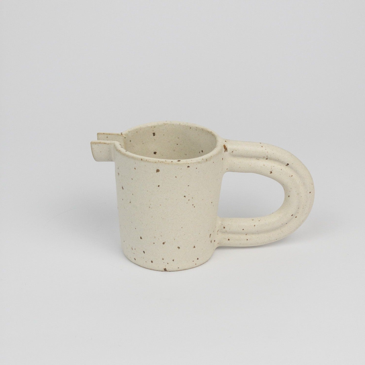 Clay milk carafe