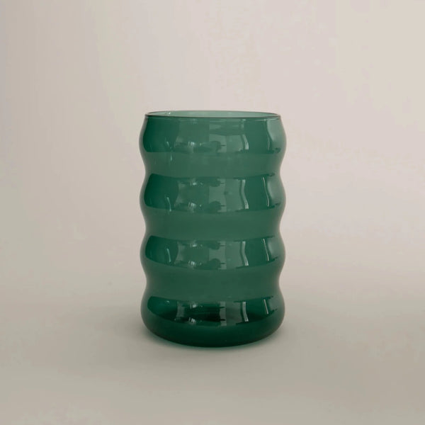 Ripple Glass - Amber - Large
